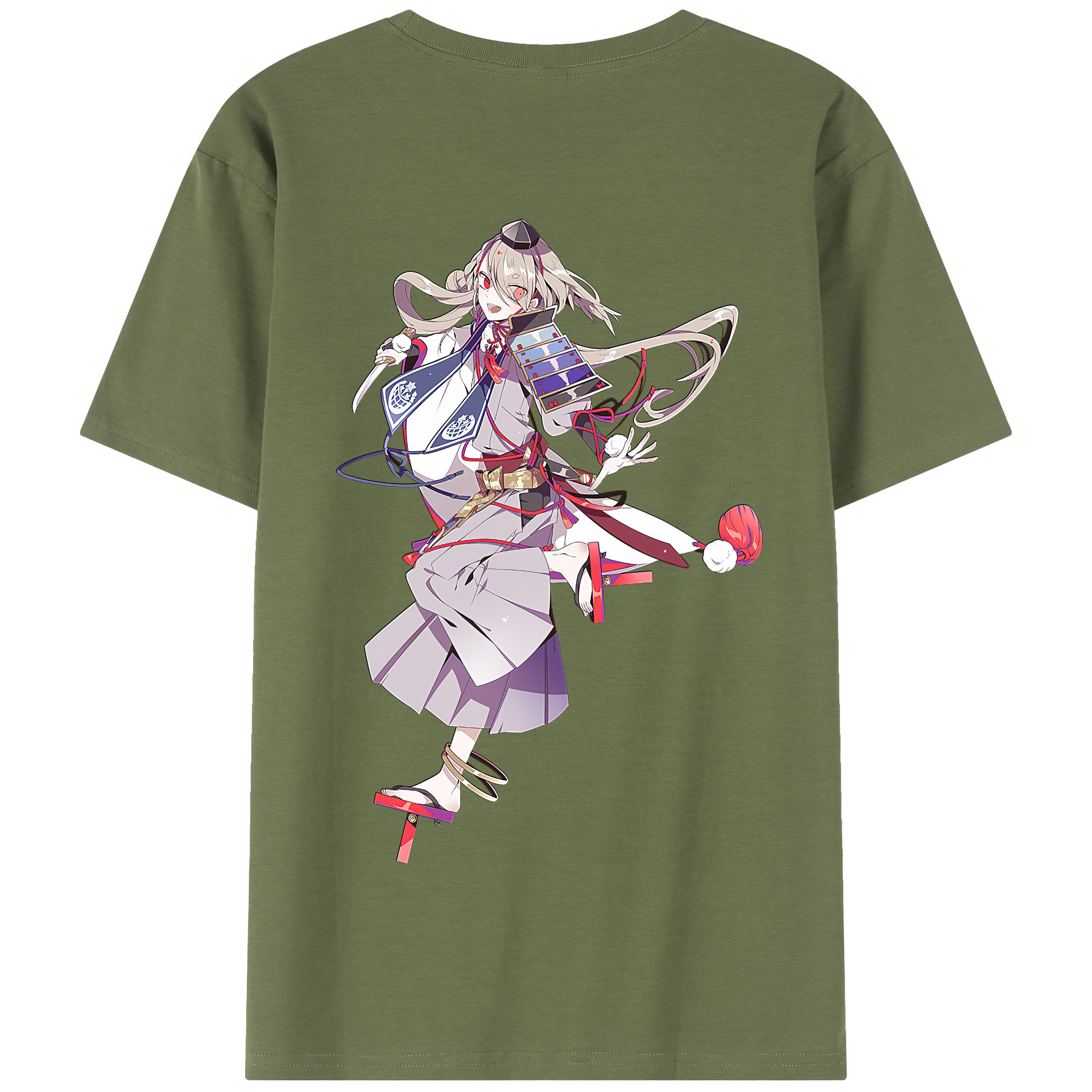 （画像用） 刀剣乱舞 Touken Ranbu 綿100％半袖Tシャツ（背面プリント）